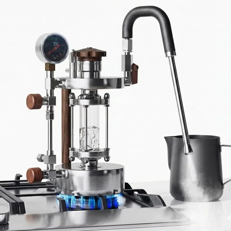 

700ml Stainless Steel Manual Milk Frother for Coffee Barista Tool Coffee Accessories