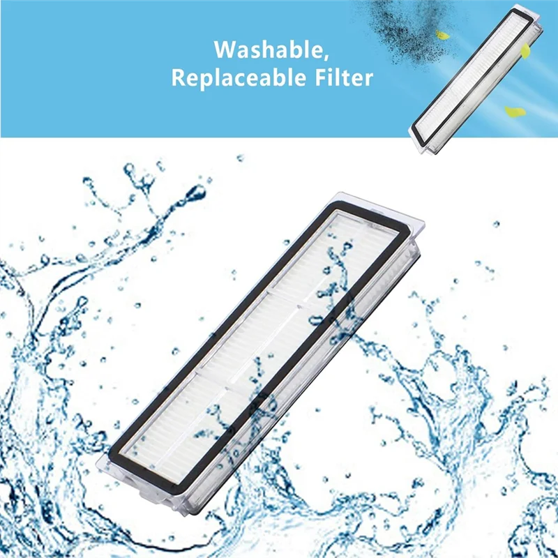 

ABUG-For Dreame L10 Ultra L10s Ultra Main Side Brush Hepa Filter Mop Cloth Dust Bags Robot Vacuum Cleaner Parts