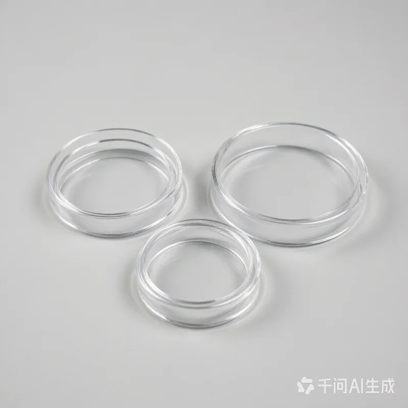 60-150mm Borosilicate 3.3 Glass Petri Dish, Reusable Bacterial Culture Plate with Cover for Microbiology Lab