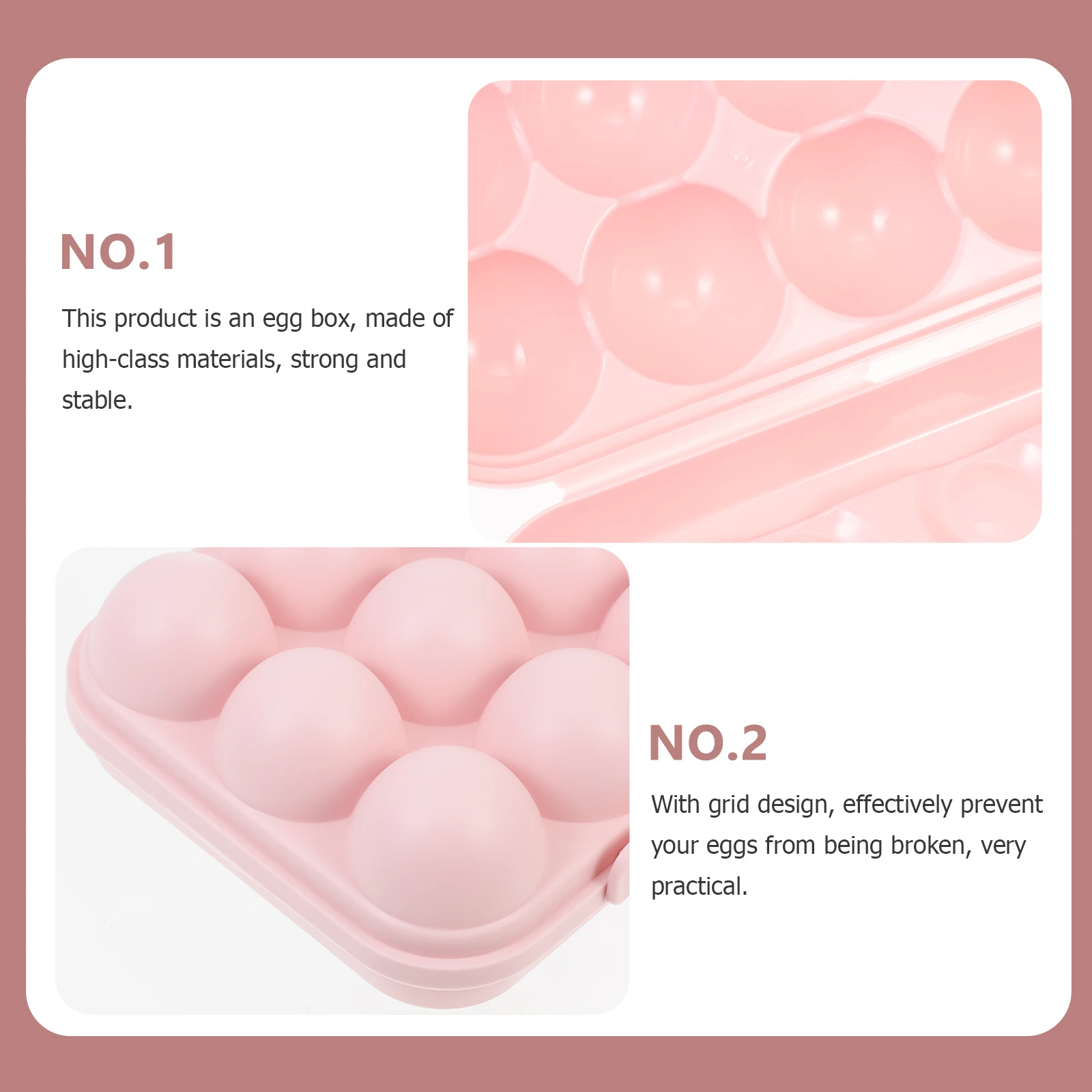 

Egg Preservation Box Plastic Container for Refrigerator 12 Eggs Capacity Fridge Tray Holder Storage Case Kitchen Organizer