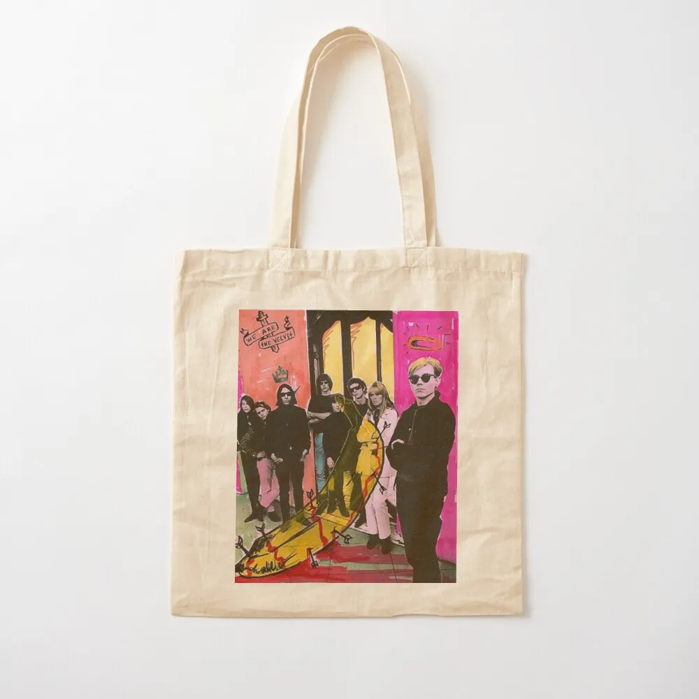 

Andy Warhol and the Velvet Underground Tote Bag handbag Reusable bags Lady bags Canvas Tote Bag