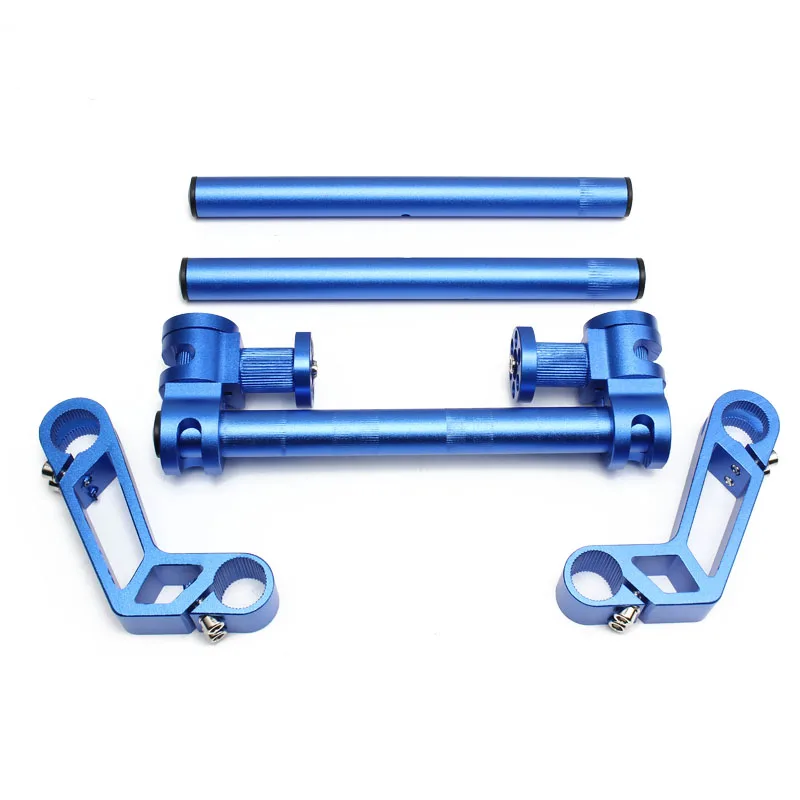 Manillar de dirección ajustable CNC para motocicleta, sistema de barra de mango extraíble de 7/8 \