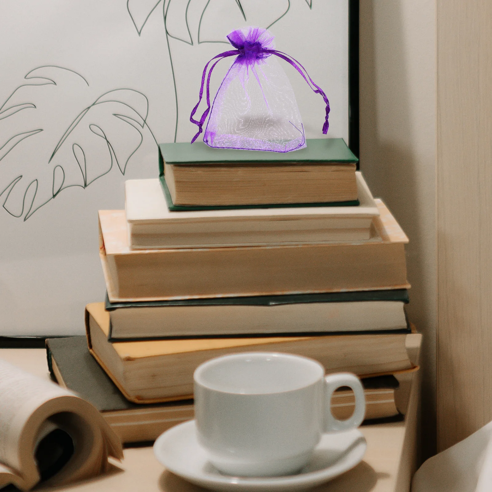 

100Pcs Empty Lavender Sachet Bags Thick Drawstring Bags for Gift Wrapping Storage Sachet Empty Bag Sachets for Drawers