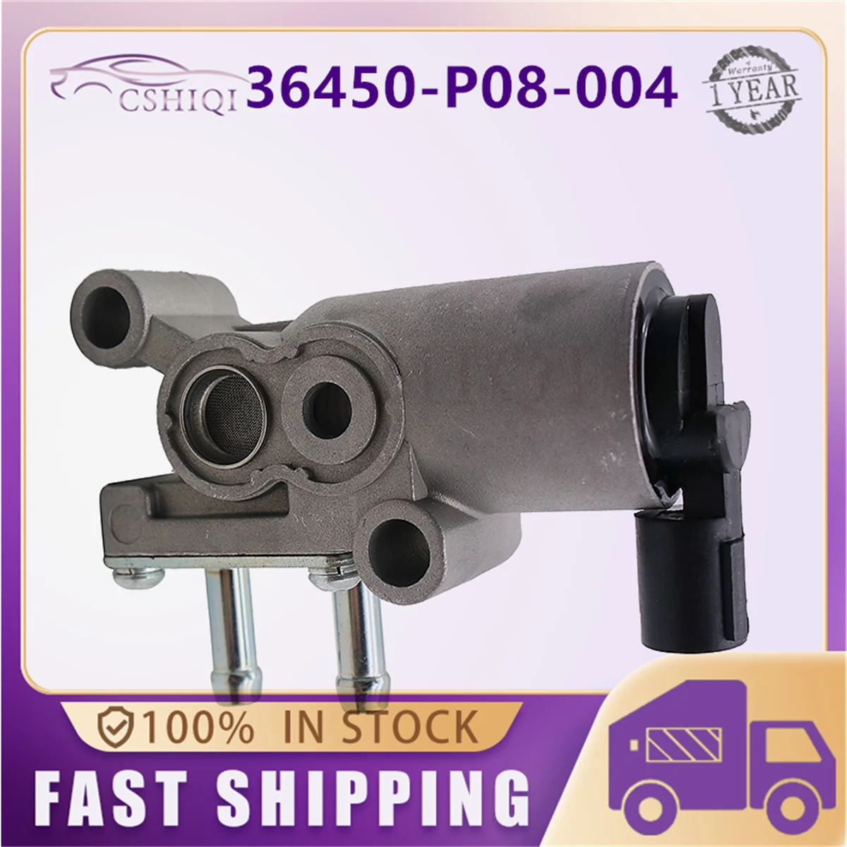 

36450-P08-004 Клапан регулировки холостого хода (IAC) AC187 для Honda Civic DX LX 1992-1995, только для Civic del Sol S 1.5L 1993-1995, автозапчасти