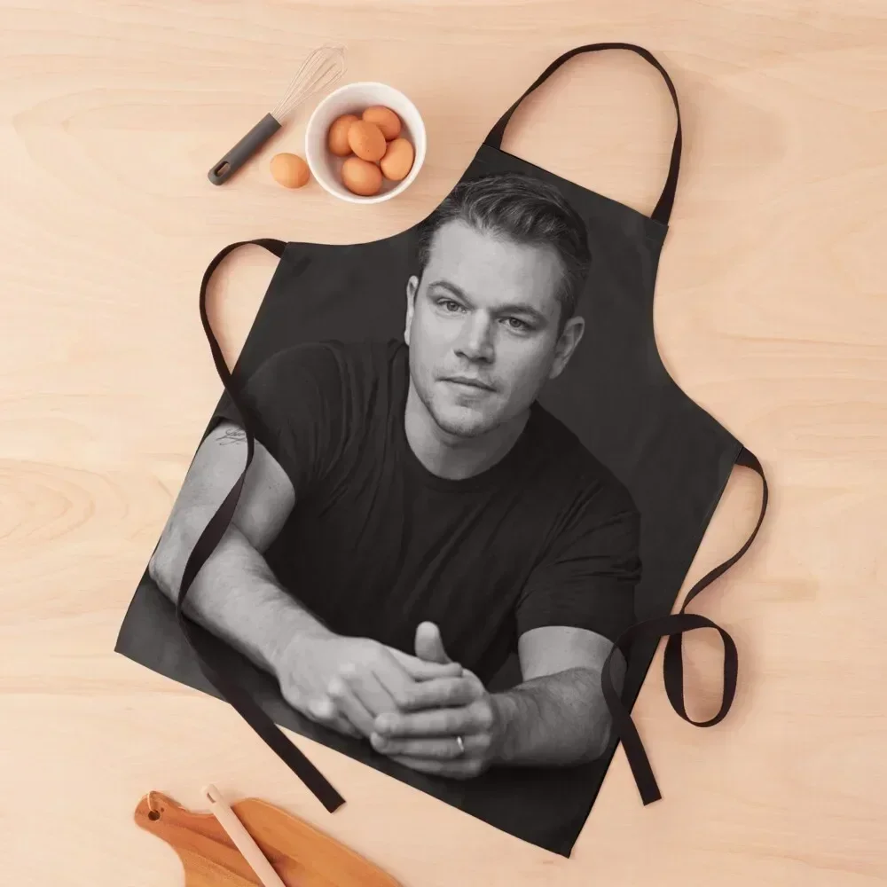 

matt damon Apron christmas kitchen cloths Kitchen Things painters Kitchen Items For Home Apron