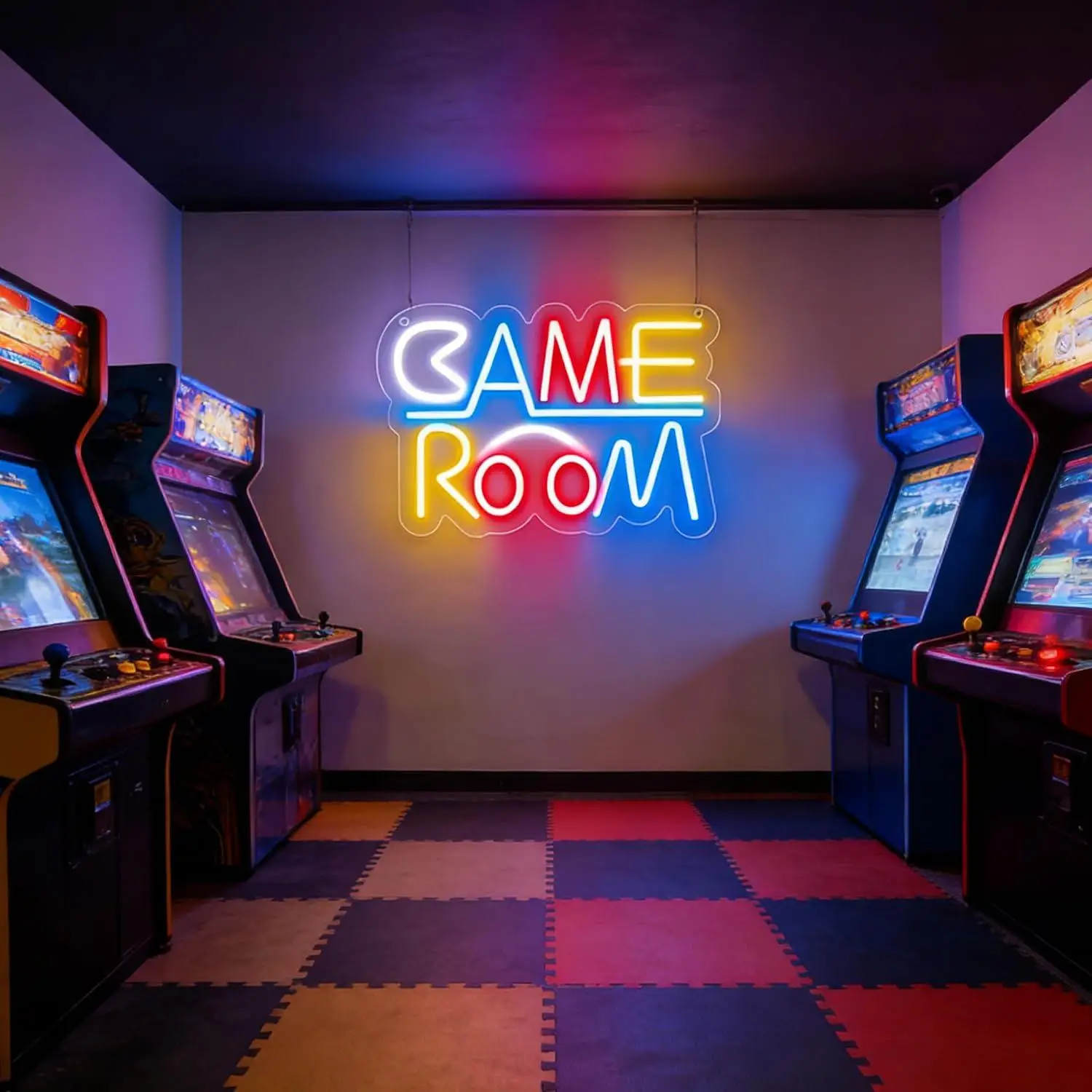 Game Room Neon Sign USB Dimmable LED Light For Gaming Bedroom Game Zone Teen Boys Room Home Entertainment Wall Decor Night Light