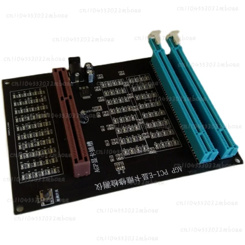 AGP PCI-E Graphics Card Tester, CPU with Lightweight Test Bench, Dummy-load Computer Motherboard Repair Tools