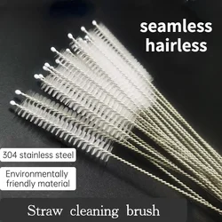 10pcs Nylon Bottle Straw Household Cleaning Brush Set Kitchen Cleaning Brushes Bristle Kit Tube Bottle Straw Washing Cleaner