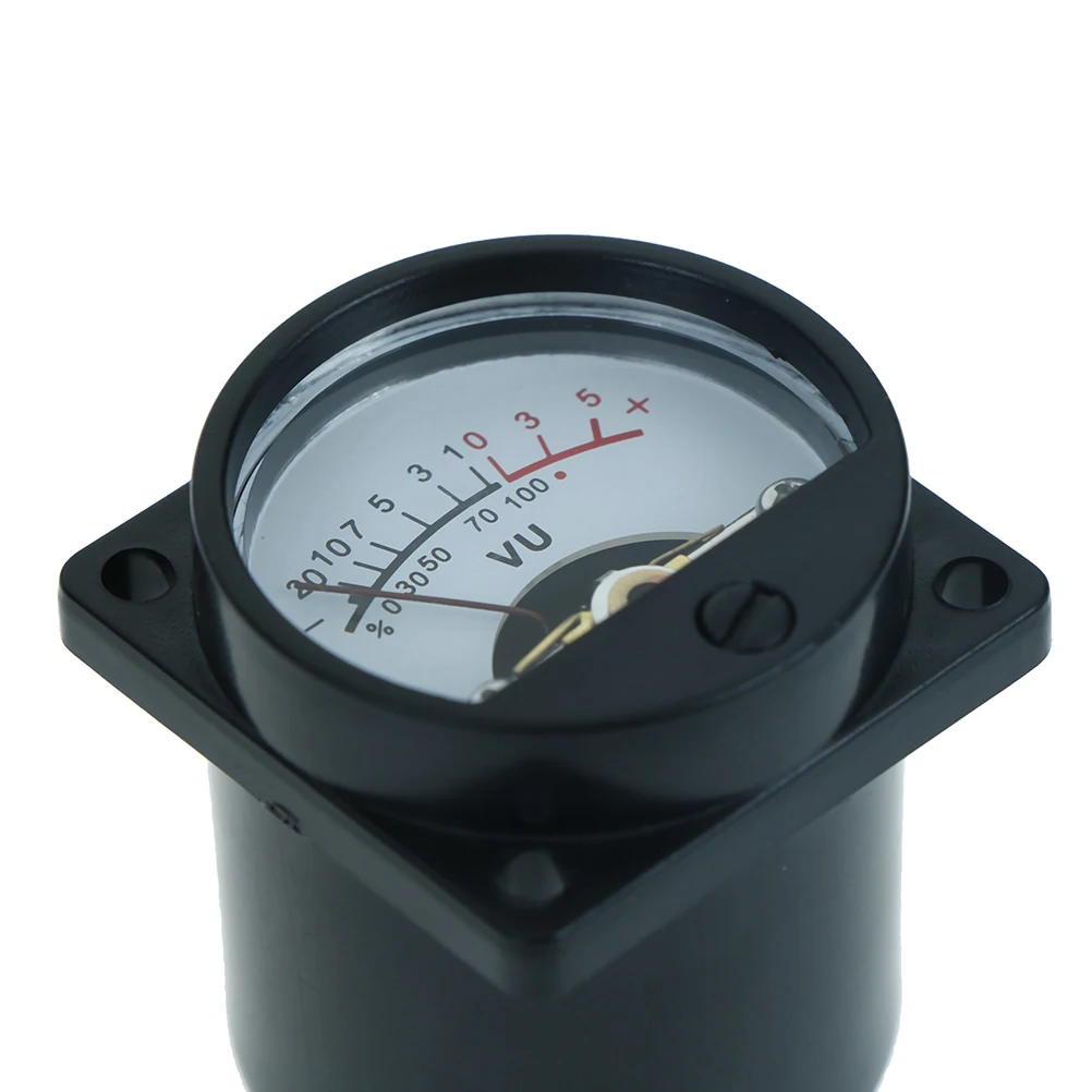 back light recording audio level amp meter 35 * 35mm 6-12V panel VU meter bulb warm