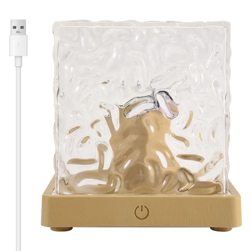 

Лампа VEHO-Aurora Northern Lights, лампа Wave-Cube, проектор океанских волн, 16-цветные светильники с эффектом водной волны для спальни-C