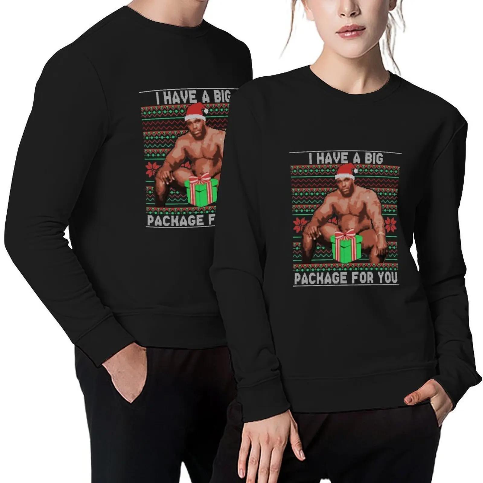 

Barry W00dz Meme Big Package Christmas Sweater Pullover anime clothes tracksuit new sweatshirts