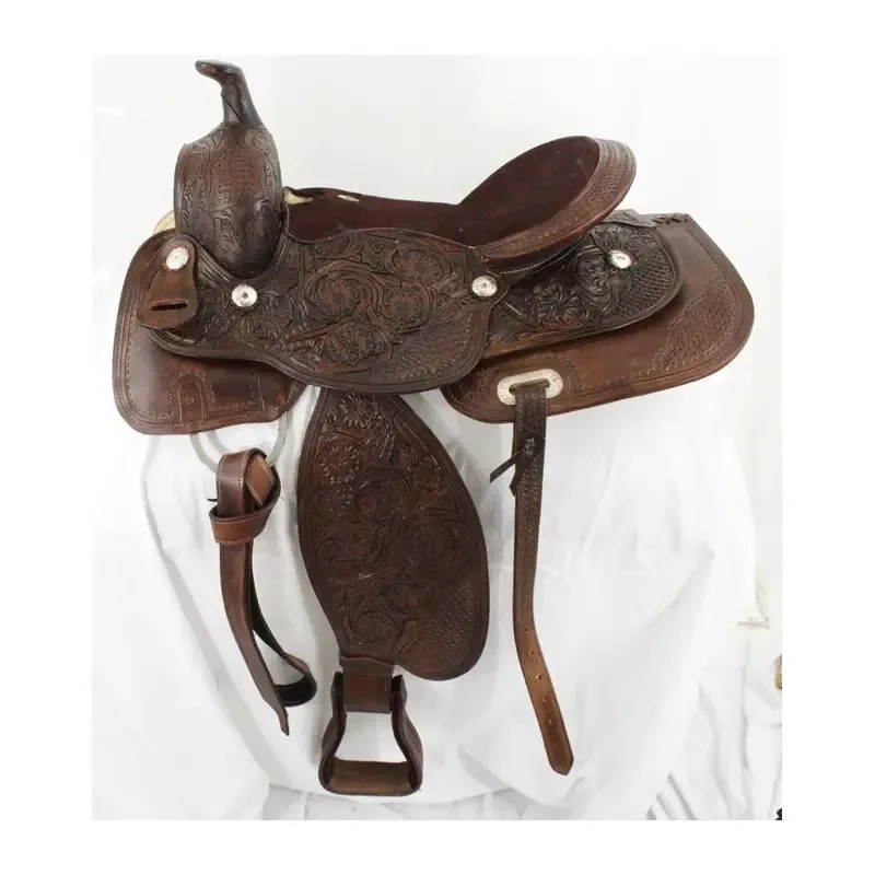 High Quality Heavy Duty Leather Western With Customize saddles