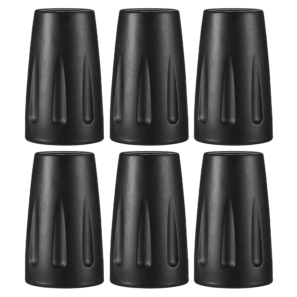 

6Pcs Anti-Slip Cane Tips Replacement Non-Skid Walking Stick Tips Crutch Pads Stability Hiking Trekking Pole Accessories