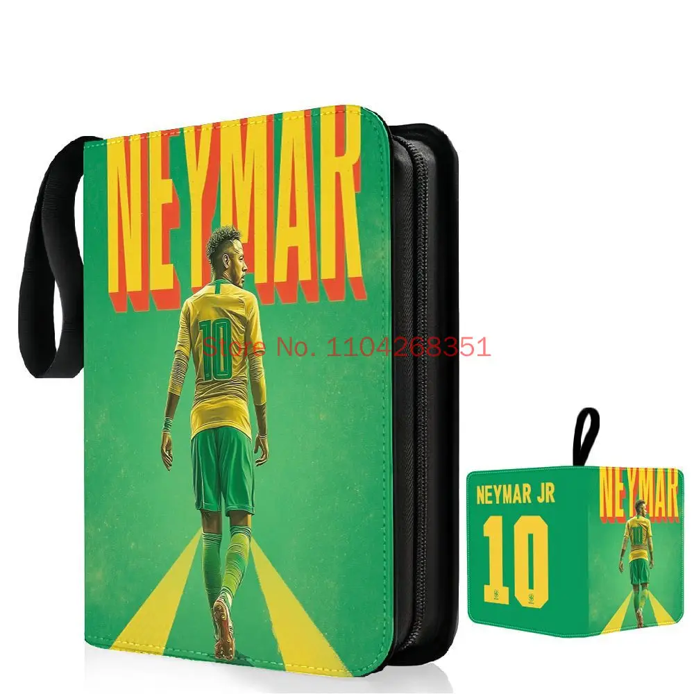 2026  Football Star Ronaldo Messi Mbappé 400/900pcs Album Book Folder Card Slots Collections Zipper Card Binder Toys Gifts - view 6