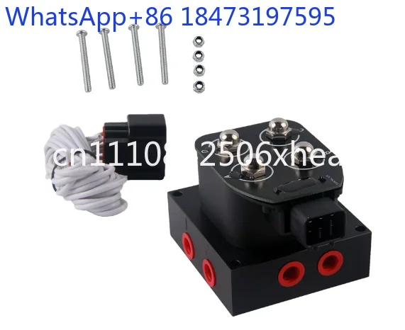 Automobile modification parts with air suspension system shock absorber four-position solenoid valve chassis solenoid valve