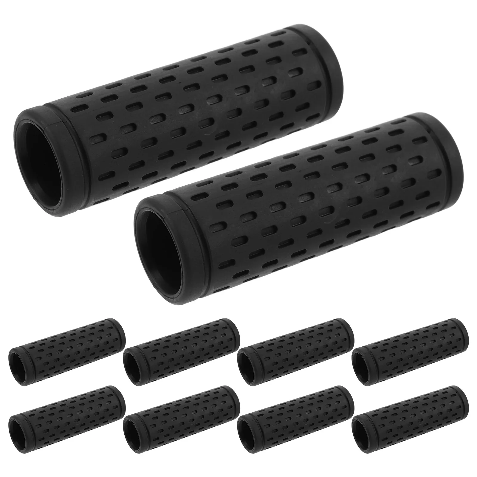 AliExpress NONE 10Pcs Mountain Bike Handlebar Grips Non-Slip Rubber Ergonomic Bicycle Grips for Long Rides All Stability Bike