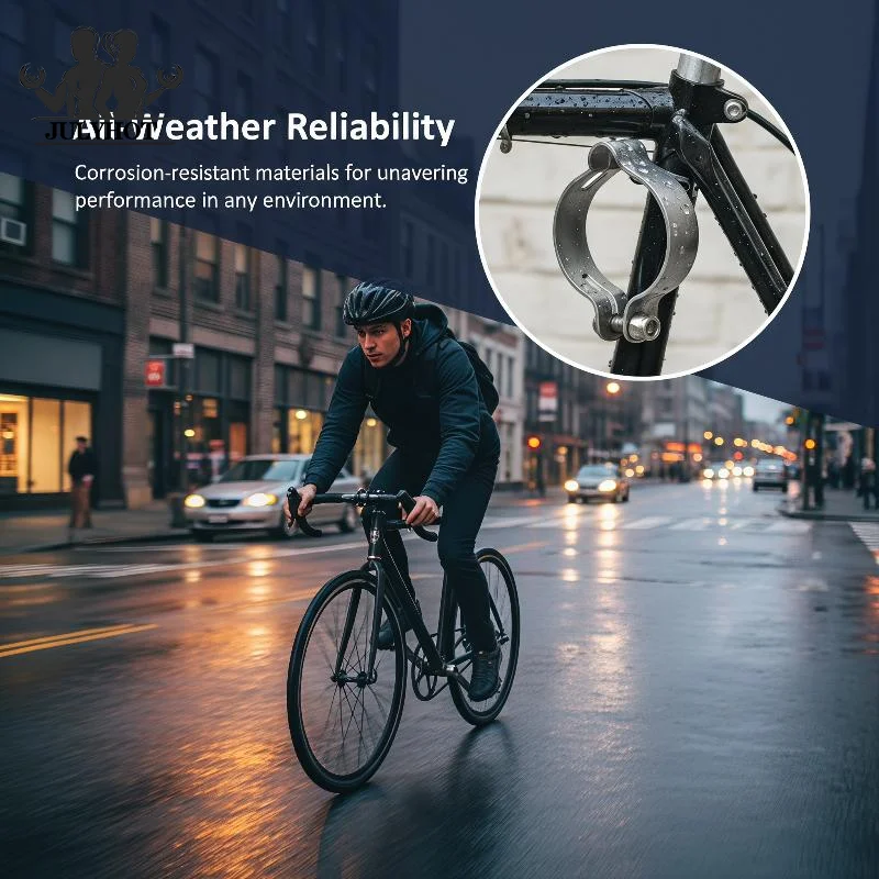 Adjustable Bicycle Cable Housing Clips Sturdy Metal Clamp Waterproof for Road Mountain Bike Shift Brake Cable Organizer