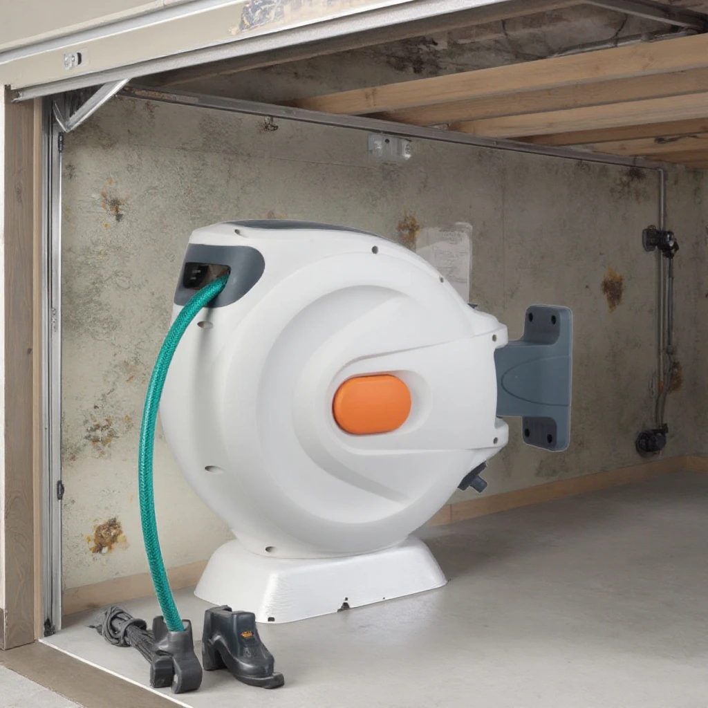 Sistema di irrigazione antincendio retrattile automatico in PVC Armadietto del carburante Avvolgitubo da giardino montato a parete ad alto costo per uso esterno