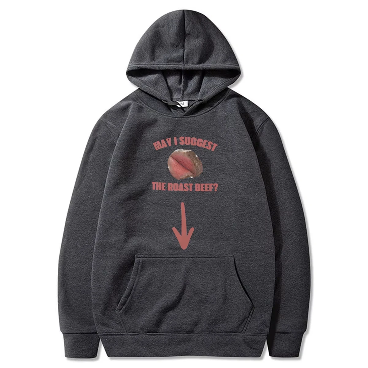 Roast Beef Funny Hoodies May I Suggest Prank Gag Gift Exchange Tops Unhinged Inappropriate Humor Long Sleeve couple streetwears