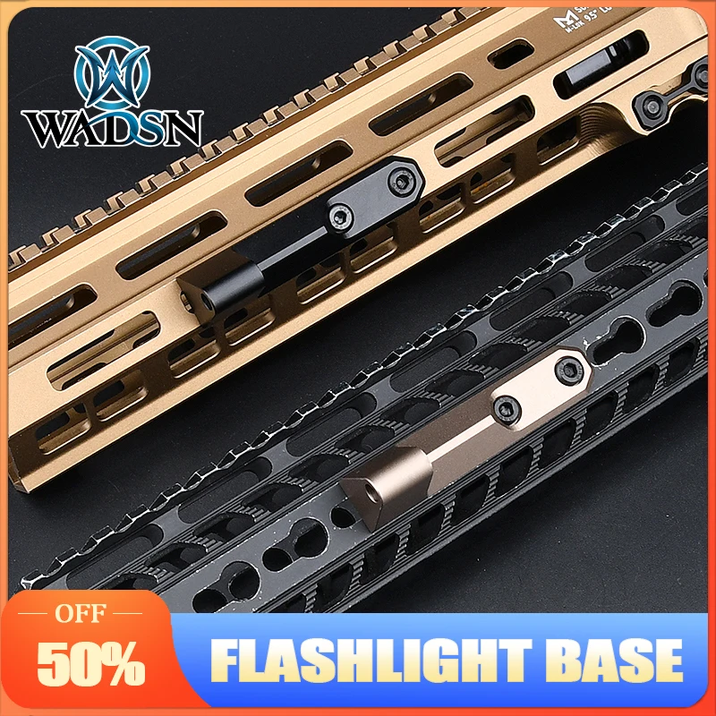 

Тактический фонарь WADSN M340 M640 для охоты, крепление SF Inline Pro, регулируемая база, совместим с рельсами M-Lok Keymod AR15