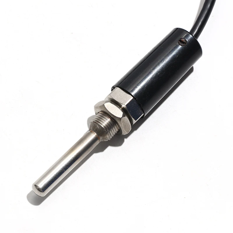 1PC DS18B20 Signal Temperature Sensor M12*1 Thread 3-cores Probe 8x50mm 0.5M/1M/1.5M/2M/3M/5M Shielding Anti-interference