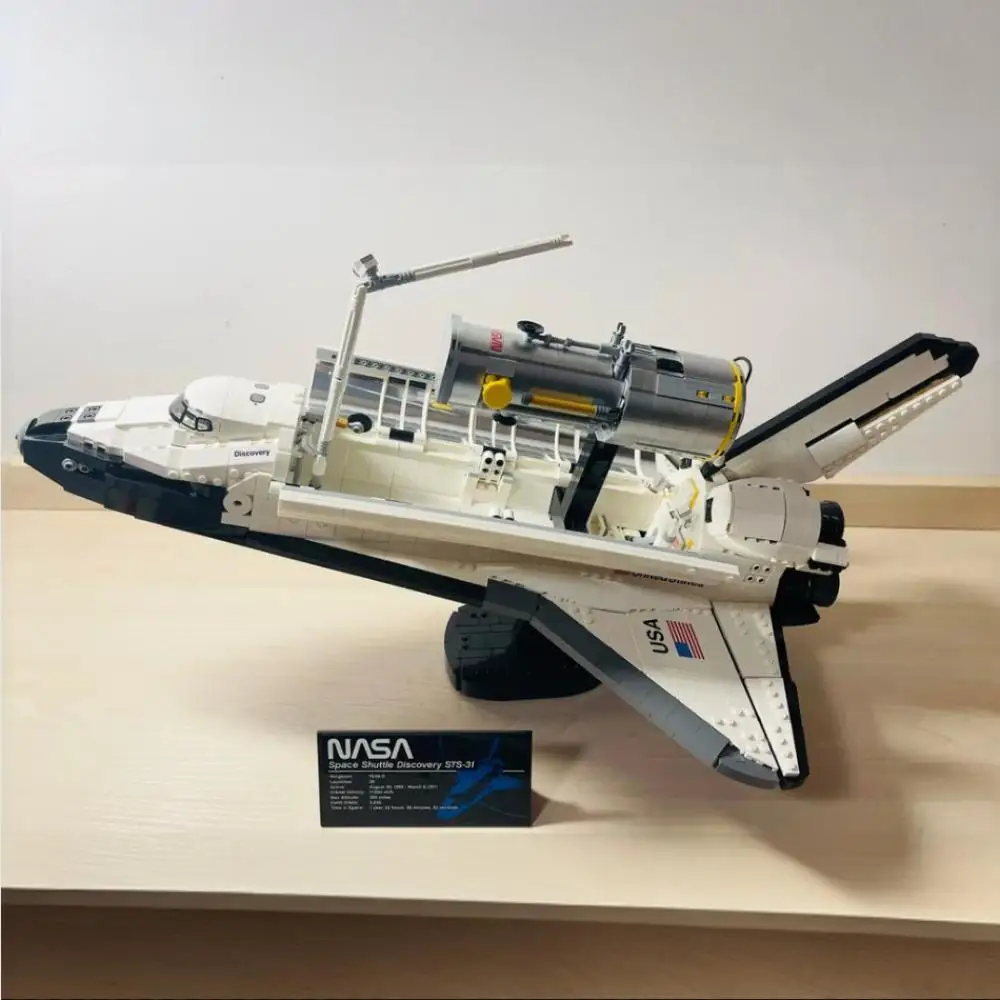 2354 PCS NASA Space Shuttle Discovery Space Shuttle Compatible10283 Model Building Blocks Creative Adult Toys Birthday Gifts