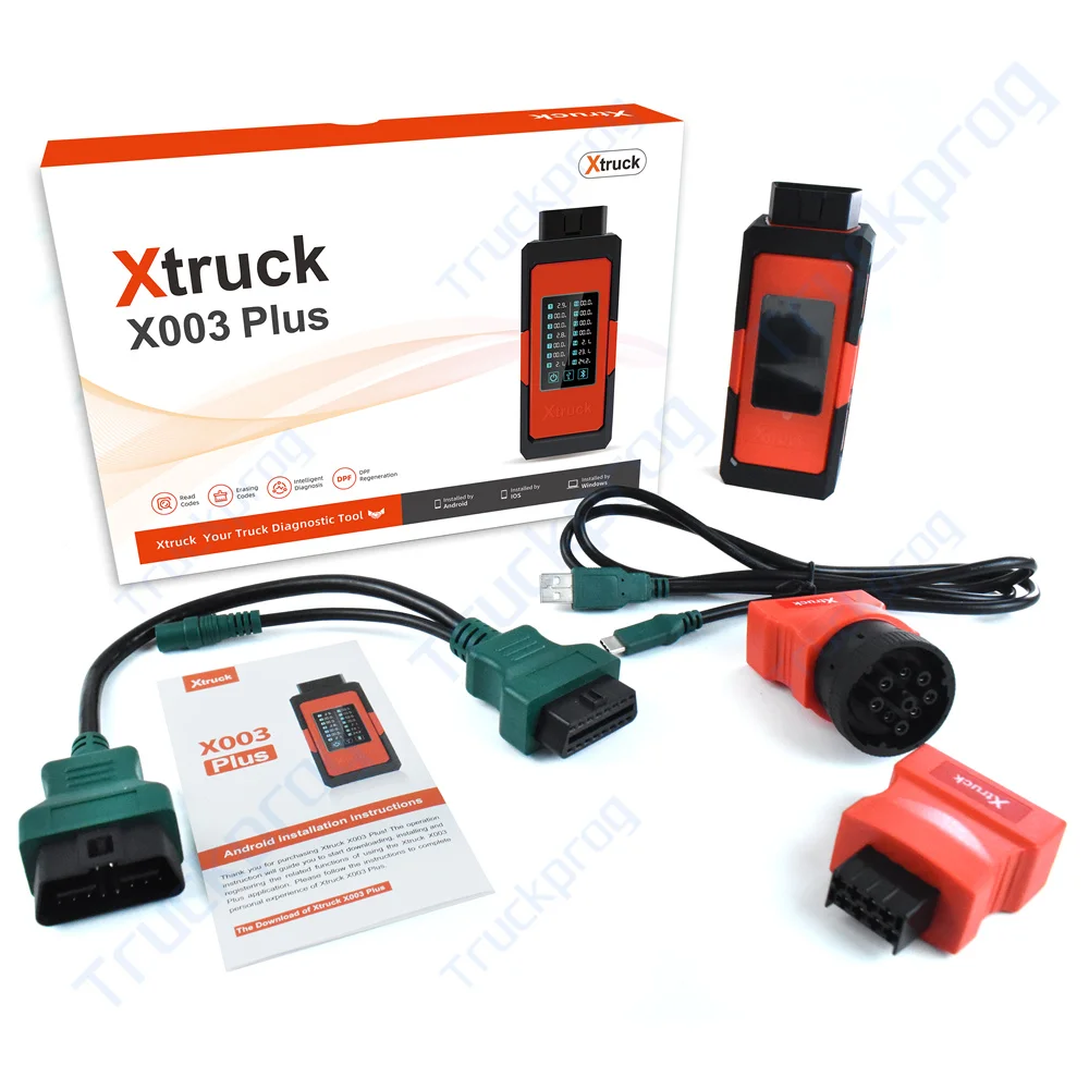 

Xtruck X003 Plus DPF Regenerating ECU Programming Truck Diagnostic Tool Kit for Cums for SCANIA Support Android IOS Windows