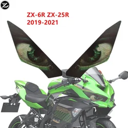 For KAWASAKI ZX-6R ZX-25R 2019 2020 2021 2022 Motorcycle accessories headlight protection sticker headlights eye body sticker
