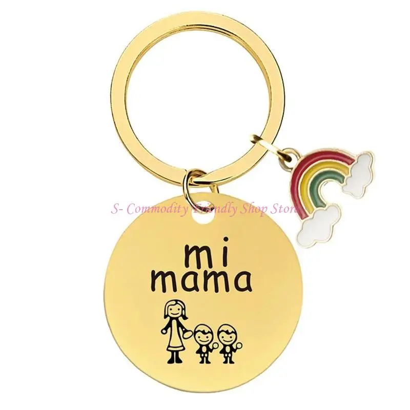 

85ae автомобиль для Ring Round для ключевого тега подвесной золотой тарелка кольцо сумочка ACCS старшеклассника День Матери