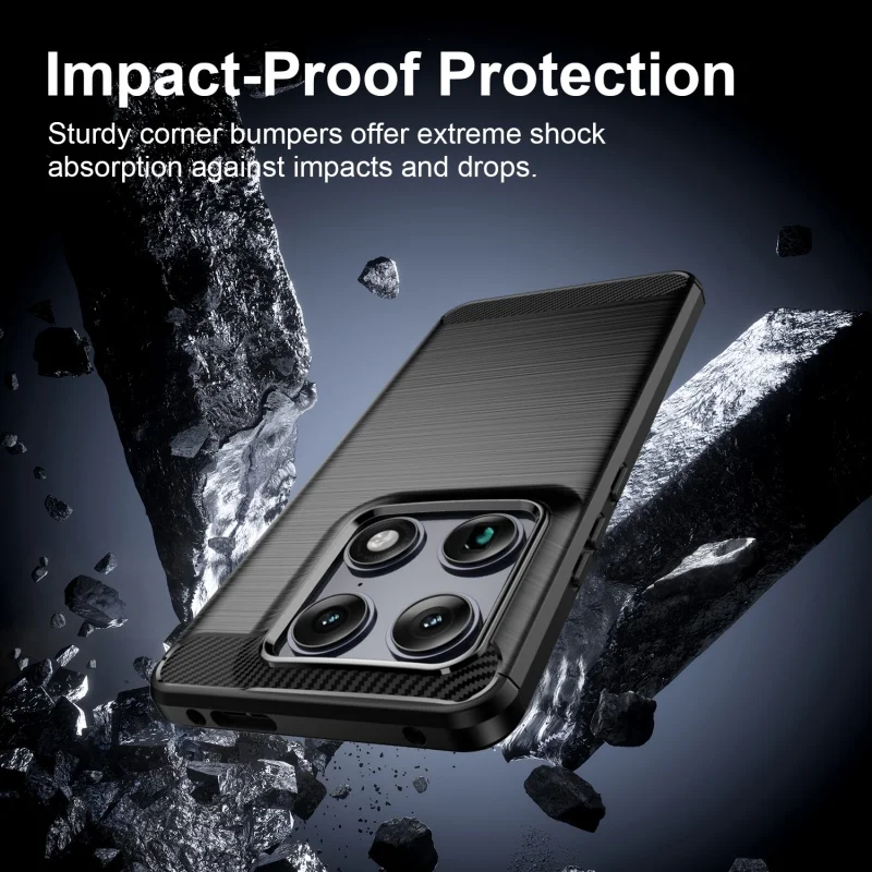 Funda Protectora para Moto Signature, Carcasa de Fibra de Carbono, Antigolpes, TPU Suave, para Motorola Moto Signature