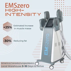 EMSzero-electimán para esculpir el cuerpo, adelgazante, 6500W, alta potencia, 4 asas, máquina reductora de grasa, salón de belleza, nuevo EMS, pérdida de peso cero