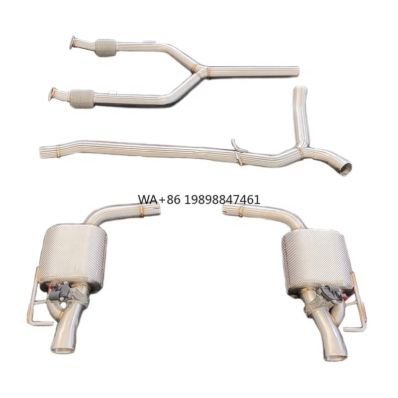 

Factory Price Exhaust Pipes for Mercedes-benz E43 Amg 3.0tt 2016-2022 Ss304 Valvetronic Exhaust Remote Control Exhaust System