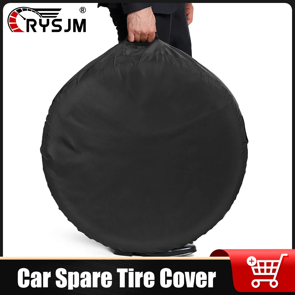 

Чехол для запасного колеса автомобиля 13-16 дюймов, 16-20 дюймов, защитный, солнцезащитный, водонепроницаемый, пылезащитный, для хранения шин, автомобильный чехол