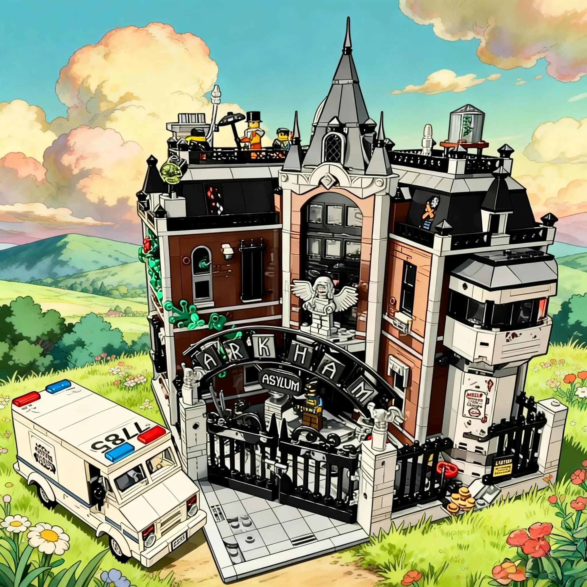 

Home Decoration, Black Architectural Shape, Puzzle-Solving, Mechanical Assembly, Children’s Building Toys, Boy’s Building Sets,