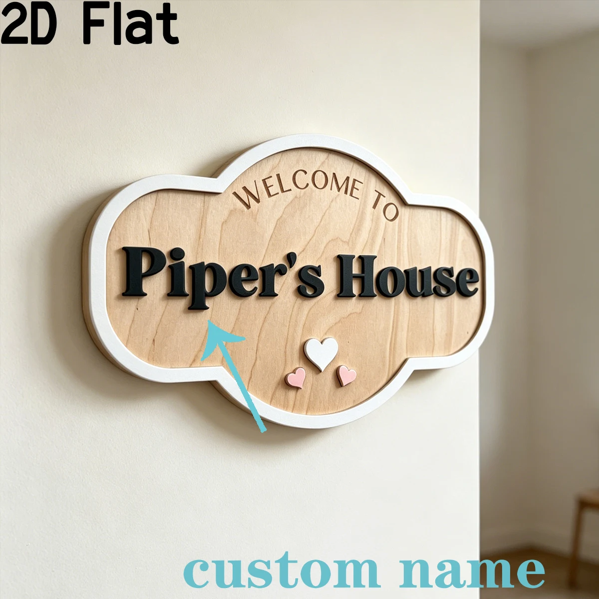 Custom creative Wooden Name Pl - Photography Prompt recension och pris