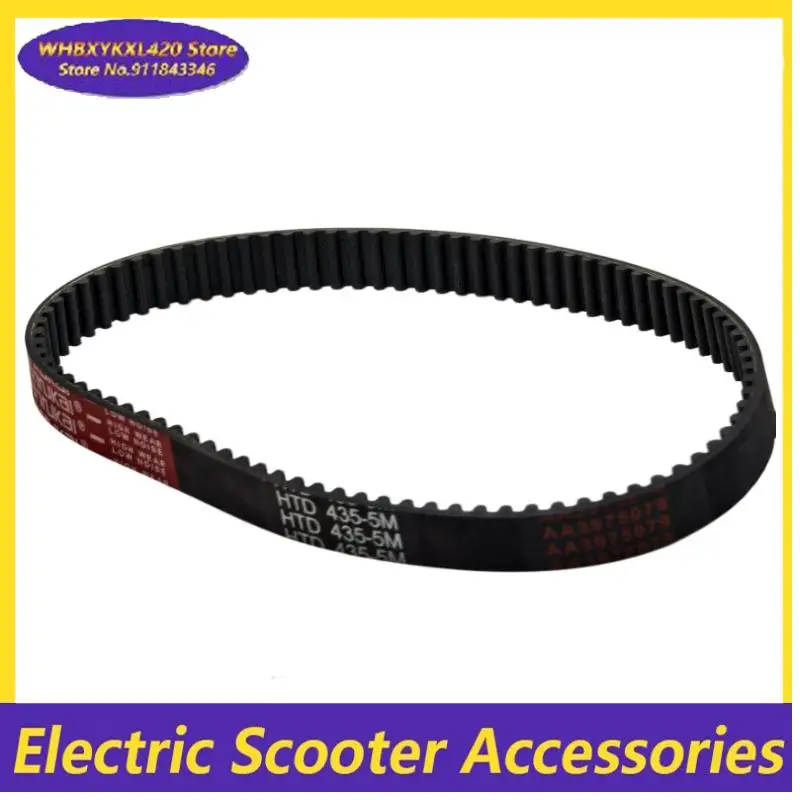NEW Electric Scooter HTD435-5M Transmission Belt Timing Belts Rubber Black Drive Stripe Synchronous Belts