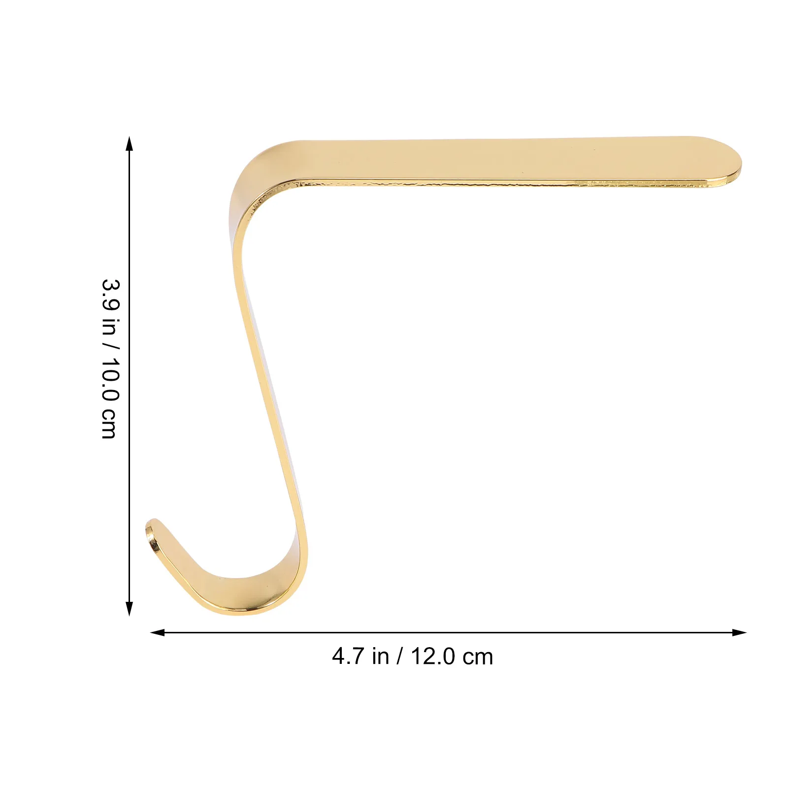 

2Pcs Christmas Stocking Hanger Xmas Fireplace Hook Zinc Alloy Mantel Hook Beautiful Party Decoration Holiday Cheer