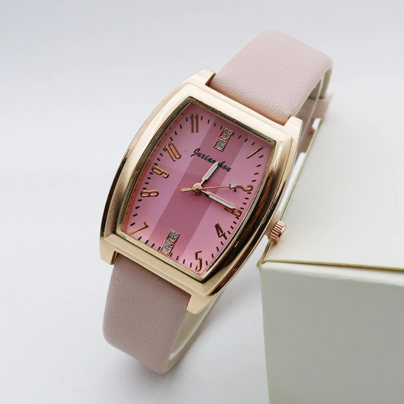 Повседневные часы для женщин, винтажные квадратные женские наручные часы с простым ремнем и бриллиантами, темпераментные аксессуары, подарок на вечеринку для девочек, Reloj Mujer