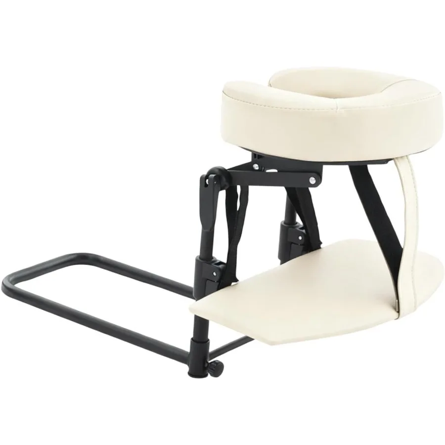 

Массажный комплект для лица с регулируемой высотой, удобный для сиесты, многофункциональный, для салонов, бежево-белый