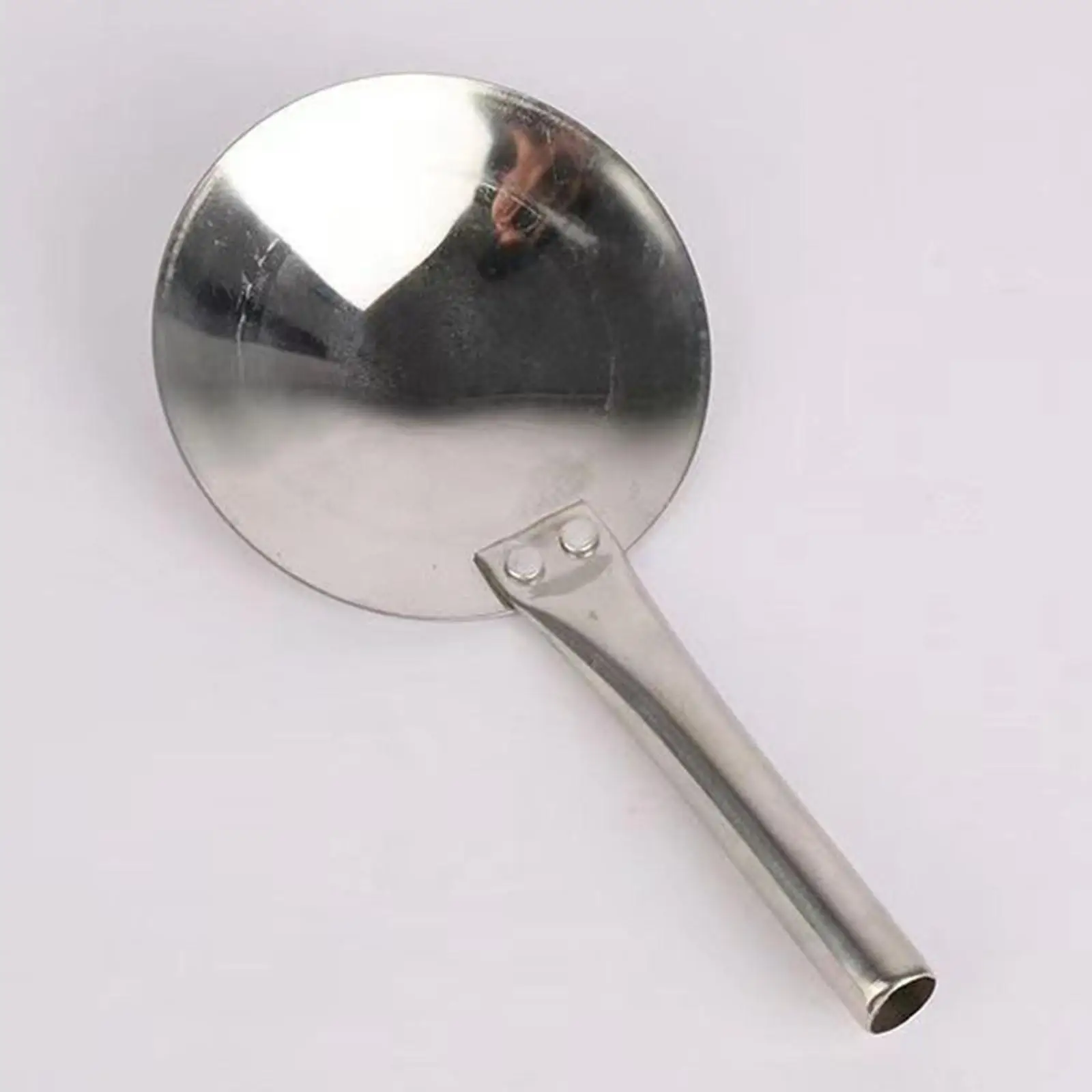 Flat Bottom Tofu Spoon Stainless Steel Soup Ladle Kitchen Buffet Utensil for Cooking and Serving