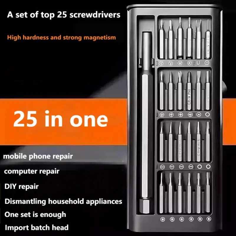 Precision Screwdriver Set for Notebook Professional Repair, Disassembly, and Dust Cleaning with Small Screw Tips
