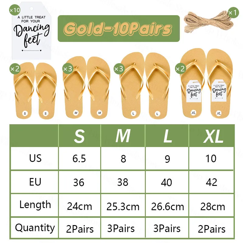 6-100 paar slippers bulk voor bruiloftsgasten bruiloft gunsten dansen slippers bruids douche geschenken sandalen schoenen voor strand