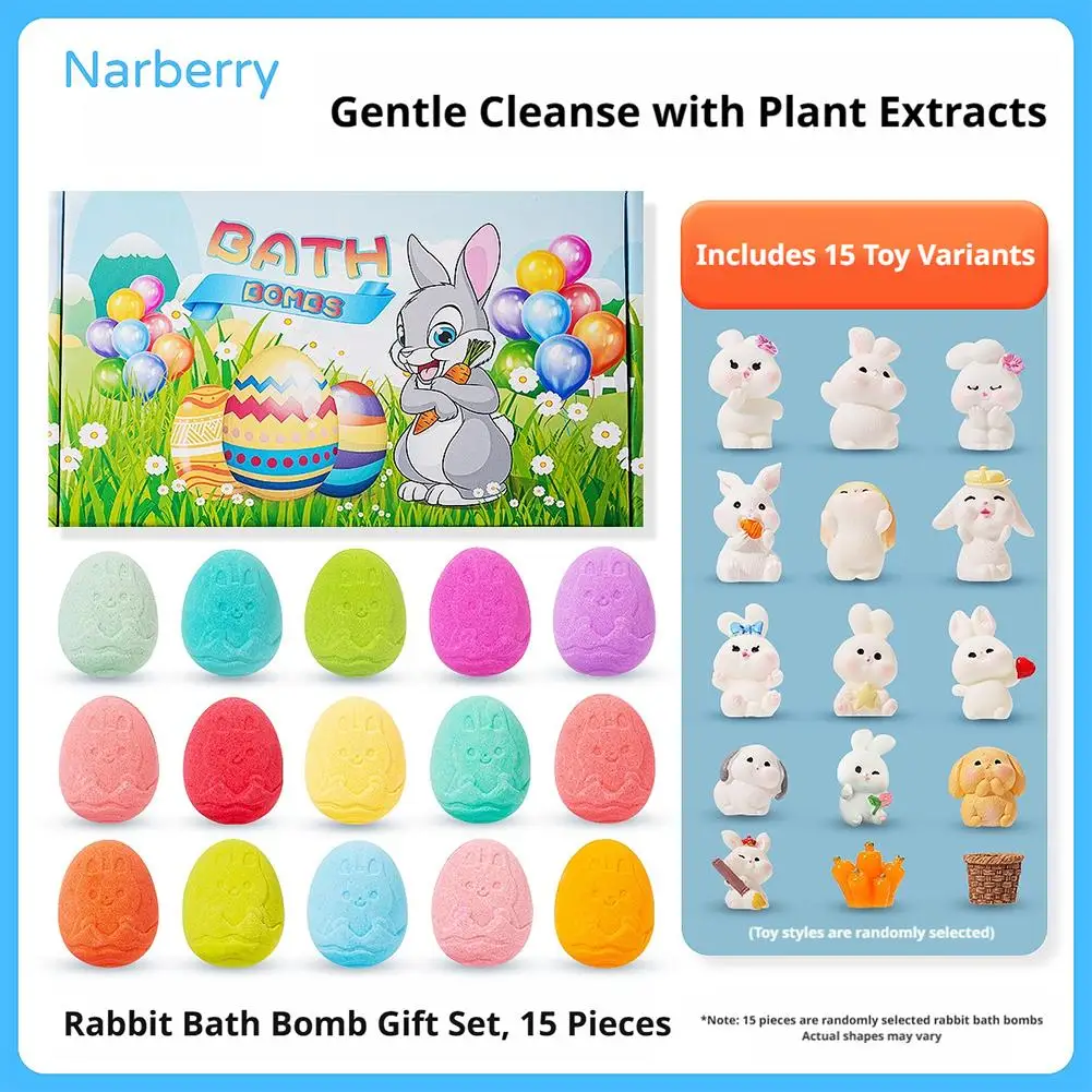 Artisanal Rabbit Bath Bomb Essential Oil Bubble Bath Salt Ball Skin Moisturizing Effervescent Fizzy Toy for Spa Gift
