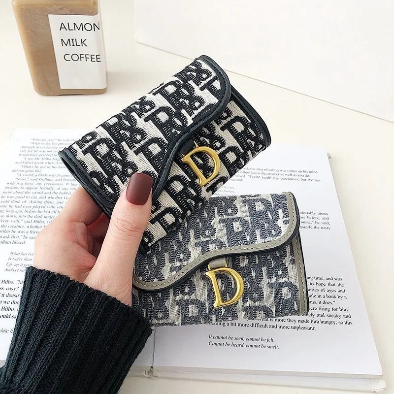 12*9*2cm Anti-magnetic card holder women's large capacity short wallet organ multi-card slot business card holder bank card