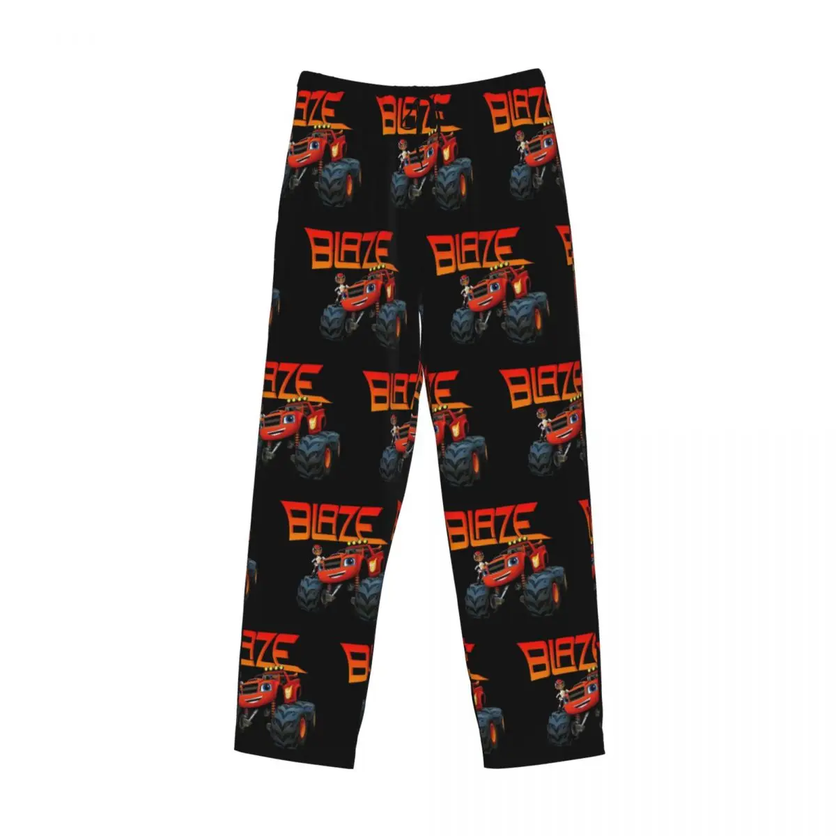Custom Blaze And The Monster Machines Pajama Pants Men Sleepwear Sleep Lounge Bottoms with Pockets
