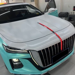 for 23 year Hongqi H5 medium grid streamer light modification LED luminous standard machine cover decoration flag light