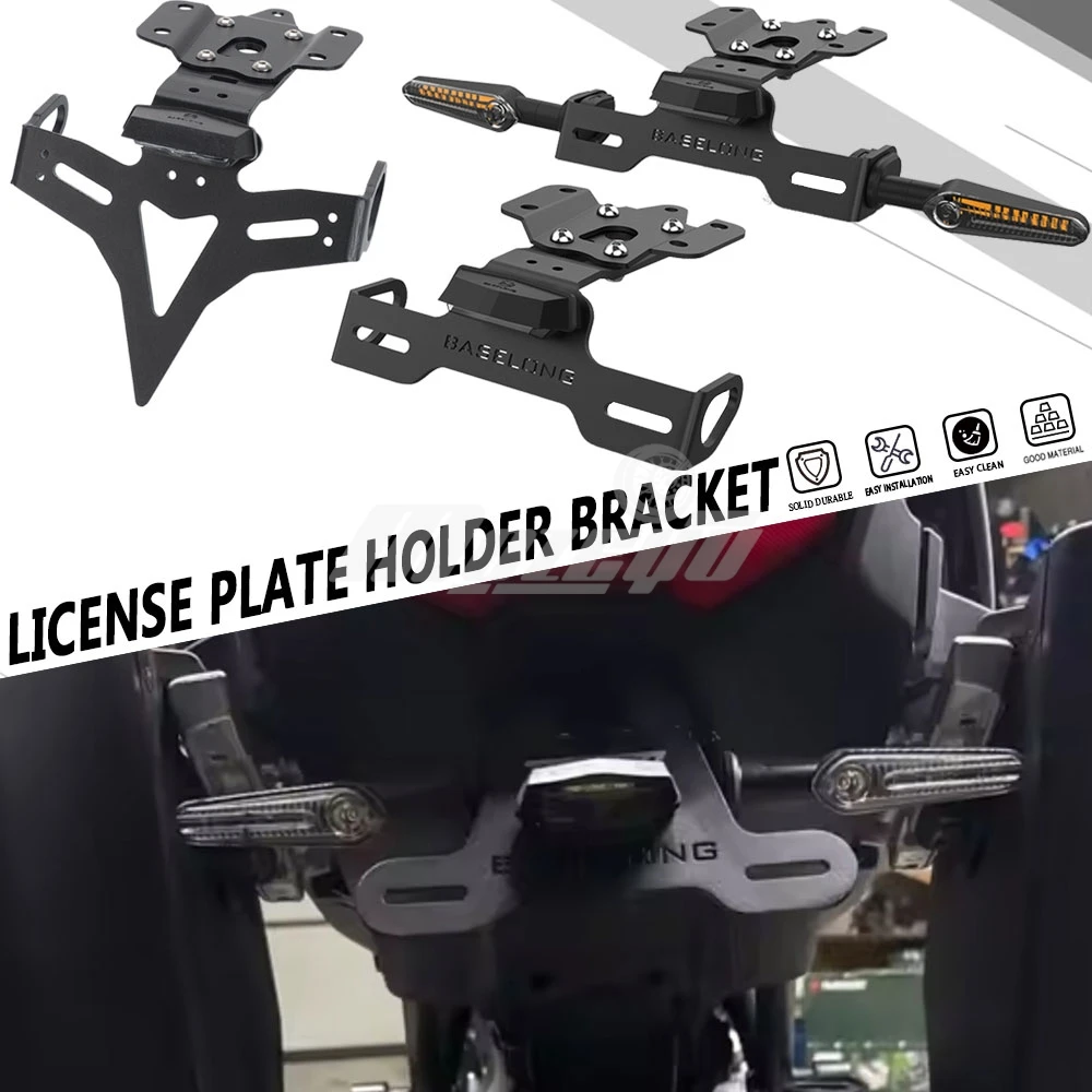 FOR YAMAHA YZFR7 YZF-R7 YZF R7 2021 2022 2023 2024 2025 2026 Motorcycle Registration Plate Holder Fender License Plates Bracket