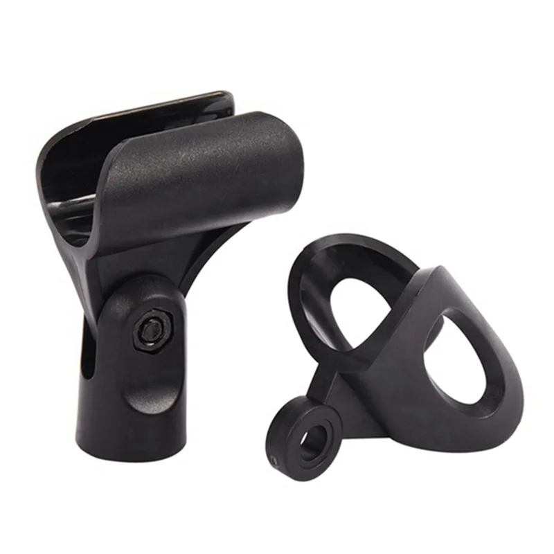 1Set Dual Mesh Filter And Screw Adapter Adjustable Shock Isolation Metal Microphone Stand Tripod Black-B60B
