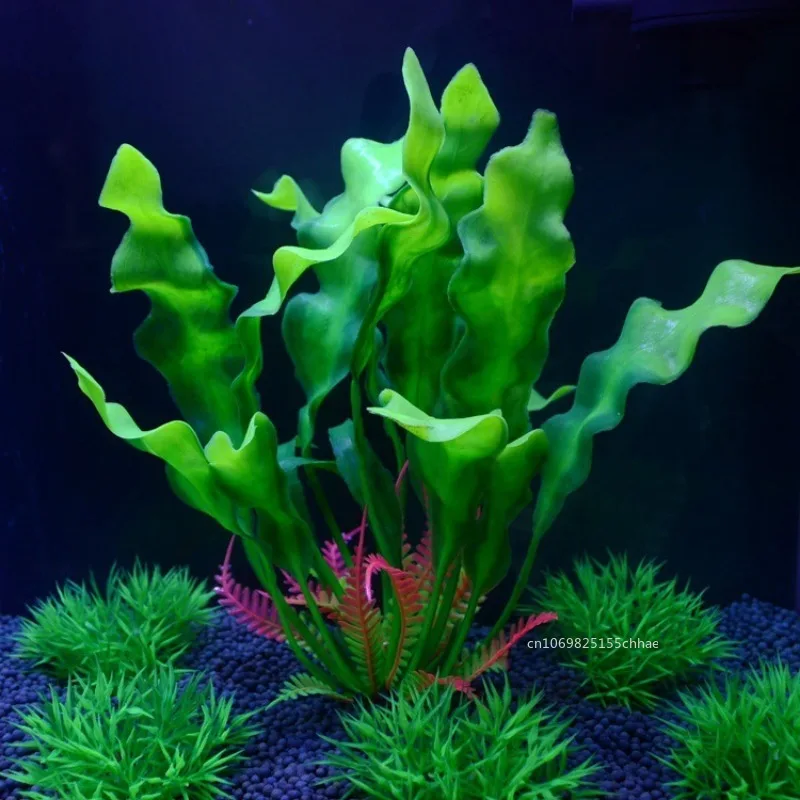 Fish Tank Simulation Plant Aquarium Artificial Decor Plants Ornament Water Grass Fish Bowl Plastic Decoration 15cm Pecera