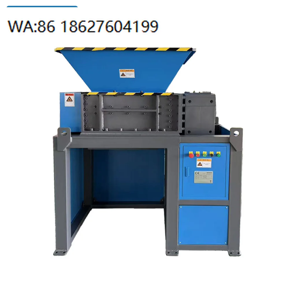 Multifunctional Scrap Metal Shredder, processes plastic wood tire aluminum iron waste integrated recycling equipment